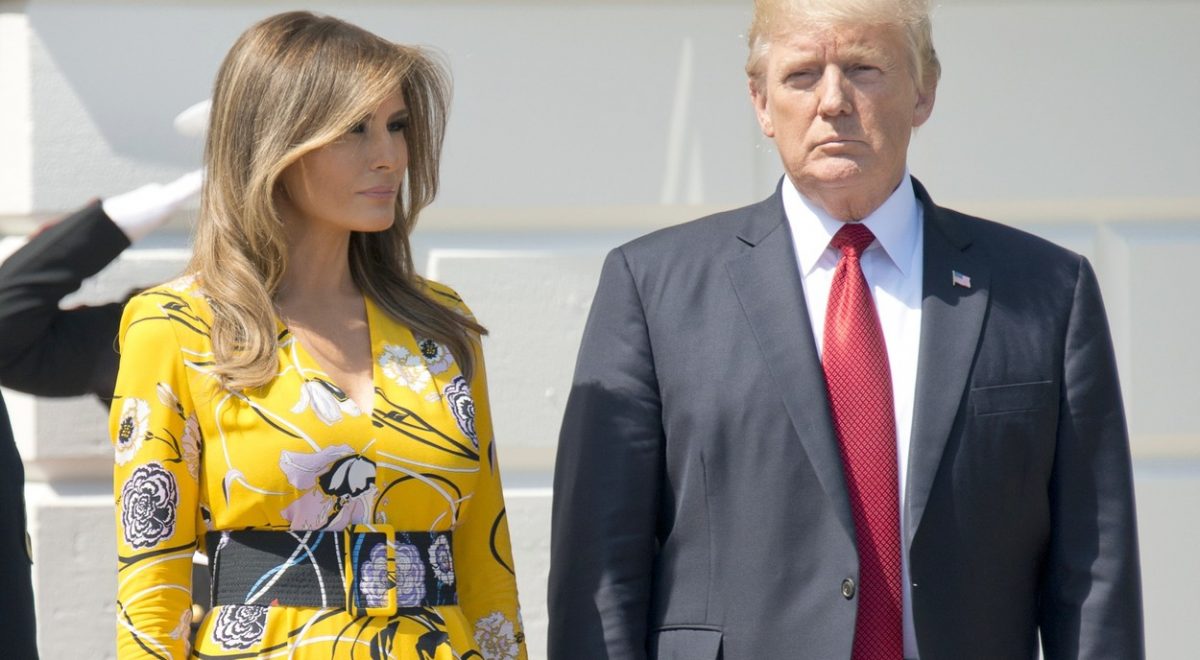 Is Melania pregnant?? These photos might prove it... Woman
