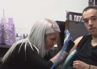 tattoo artist prank