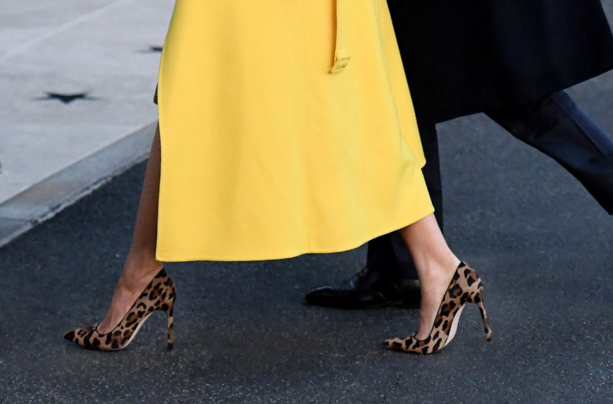 We have some serious Melania Trump shoe envy!