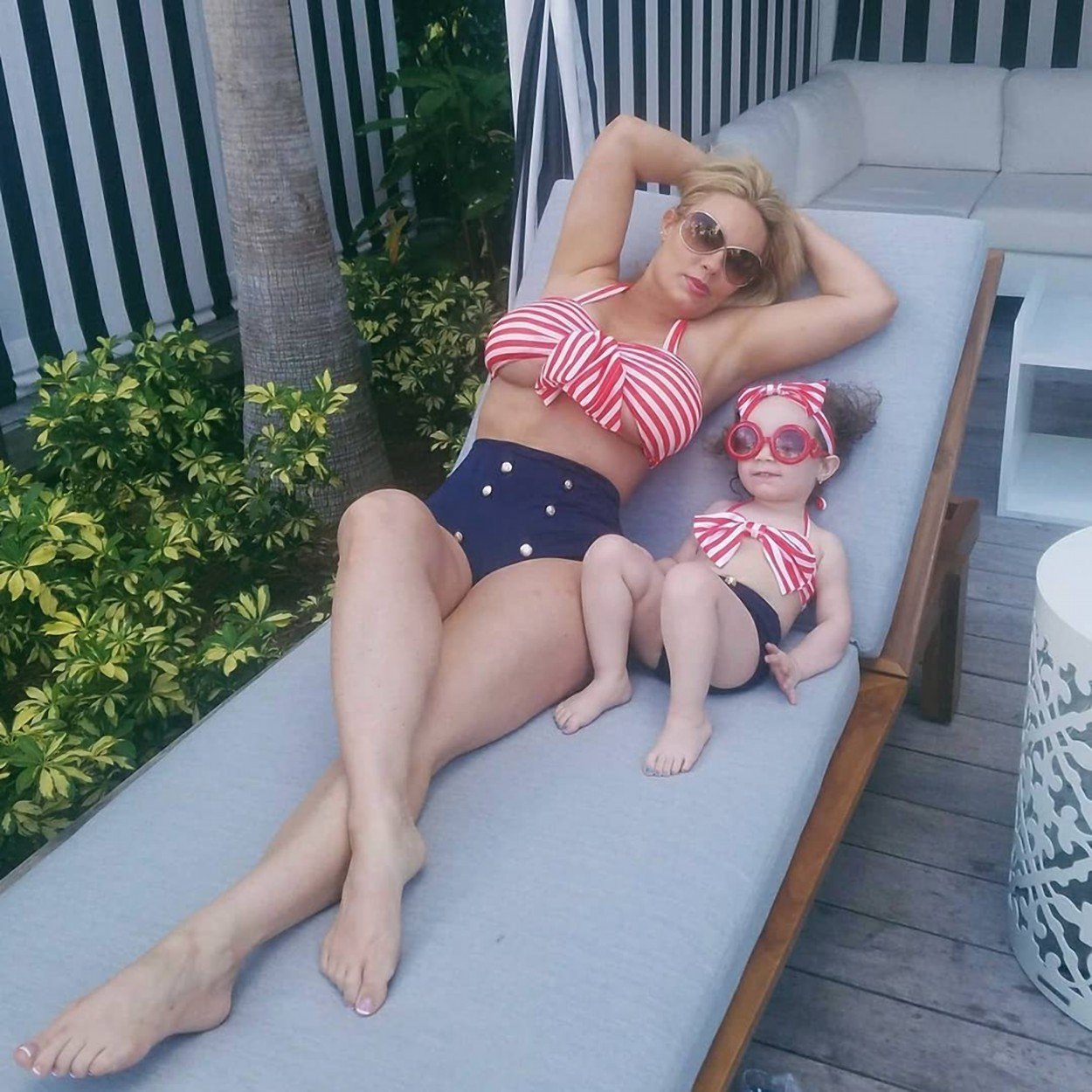Coco Austin loves to dress herself and her cute daughter in