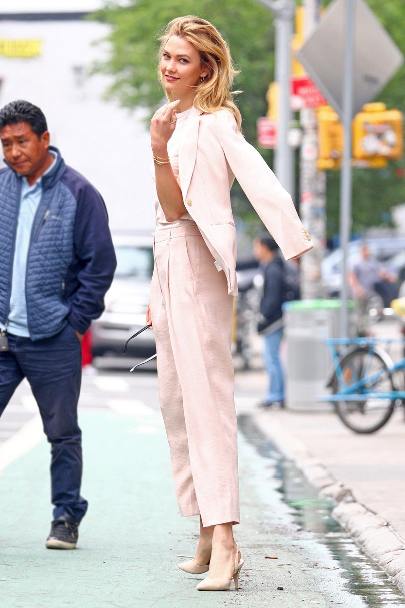 Karlie Kloss spotted out and about in New York wearing her
